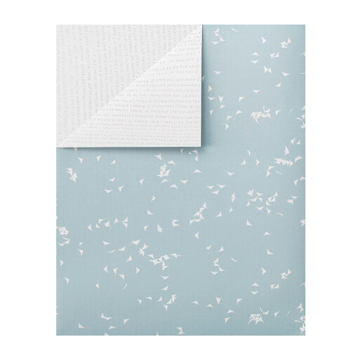 balicí papír modrý